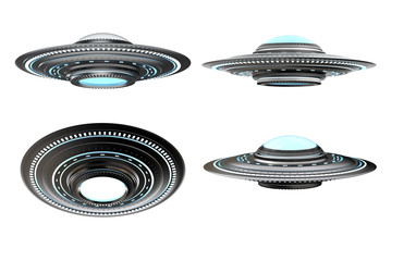 ufo or alien spaceship © phonlamaiphoto