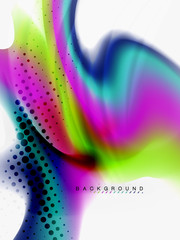 Background abstract - liquid colors wave flow