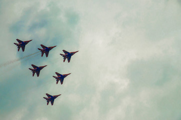 planes in the sky