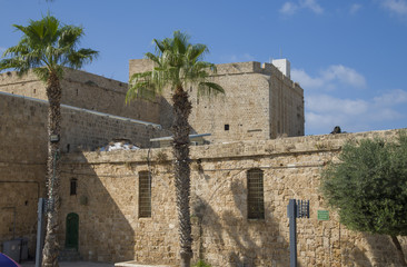 Fototapeta na wymiar The Citadel in Acre, Israel