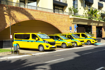 Autoreihe - Taxis
