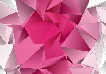 Obraz premium Triangular 3d, modern background