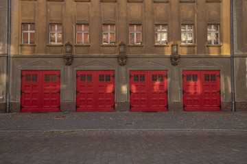 Front der Feuerwehr