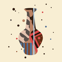 vase art vector illustration 