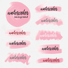 abstract watercolor brush background