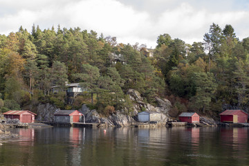 Fototapeta premium boats on the river