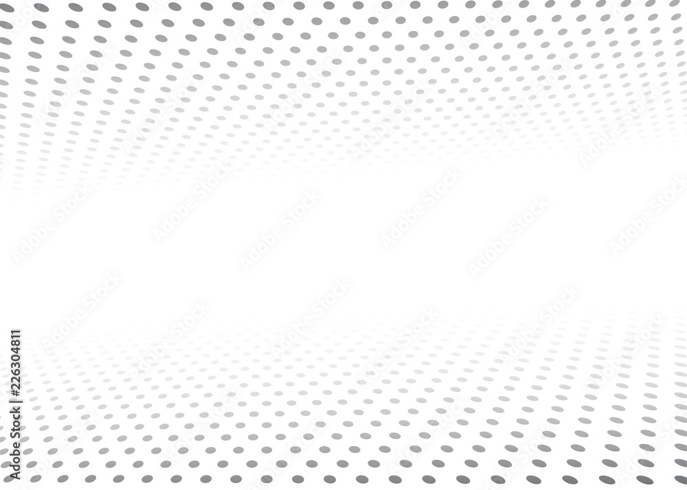 Wall mural perspective abstract texture dots background for graphics design. vector illustration