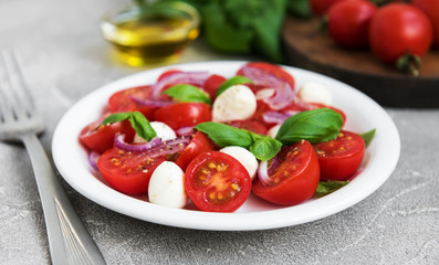 Italian caprese salad