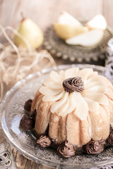 Charlotte poire et chocolat 6