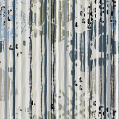 Striped seamless pattern, watercolor, brush strokes