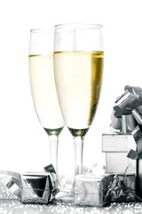 Champagne and gifts