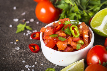 Salsa sauce.