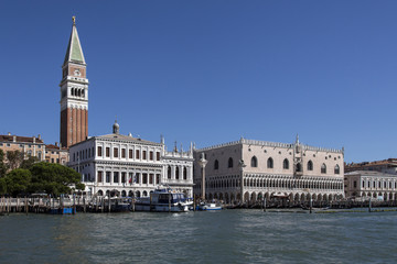 Fototapeta na wymiar St Mark's Square - Campanile - Venice - Italy