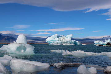 Jökulsárlón Glacier Lagoon in Southern Iceland