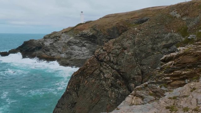 Wonderful Coast of Cornwall in England - a popular landmark