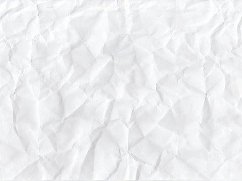 High quality scanned white crampled A4 paper texture background. Nice use for your background footage like a photo editing for office, school and may others