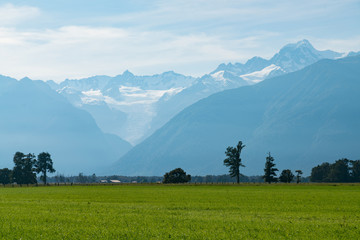 Fox Mountain Southern island New Zealand natural landscape background