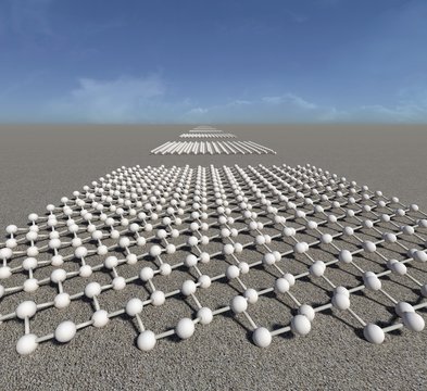 Molecular model of silicene