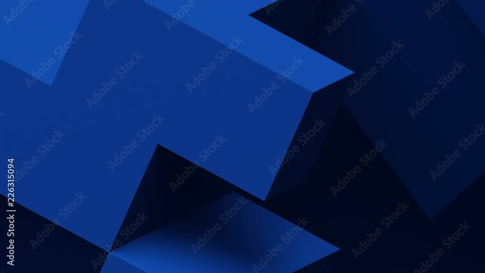 Poster abstract 3d rendering of moving geometric shapes. modern looped animation background. seamless motio