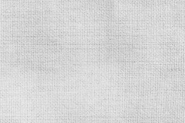 Fototapeta na wymiar Linen texture background. Surface of white textile fabric.
