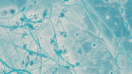 Einzigartige Hintergrundgrafi - Winter-Variation in Eisblau #2