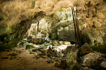 The Puente cave is located in the Este national park of Dominican Republic