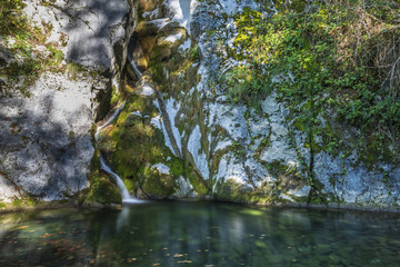 Montenars, Tulin waterfall. Orvenco stream
