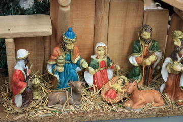 Christmas nativity scene