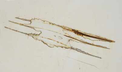 Damaged vehicle after crash car scratched texture background