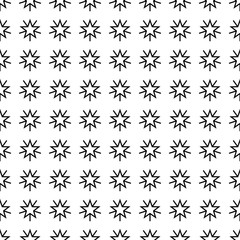 Christmas seamless background with stars, vector illustration