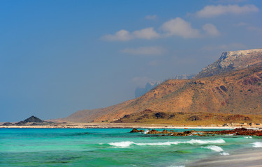 Seascape of Socotra island, Yemen