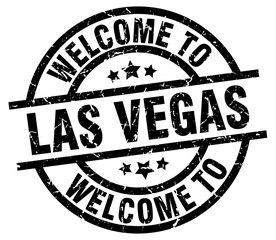 welcome to Las Vegas black stamp