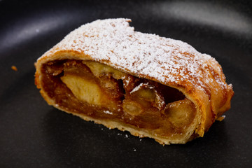 Strudel cake with apple