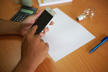 Business students are working in a workplace. Business pictures