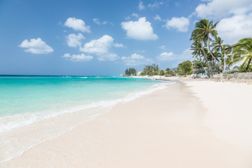 Fototapeta na wymiar View on Coral Mist Beach on Barbados