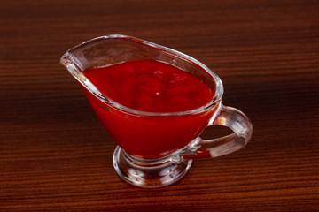 Tomato sauce in the bowl