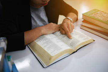 A business is to read the Bible.