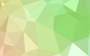 Fototapeta premium Light Green, Red vector shining triangular layout.