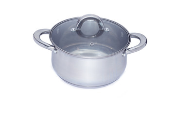 Cooking pot isolated on white background