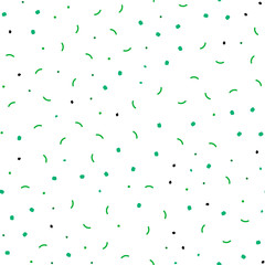 Light Blue, Green vector seamless background with bubbles, lines.