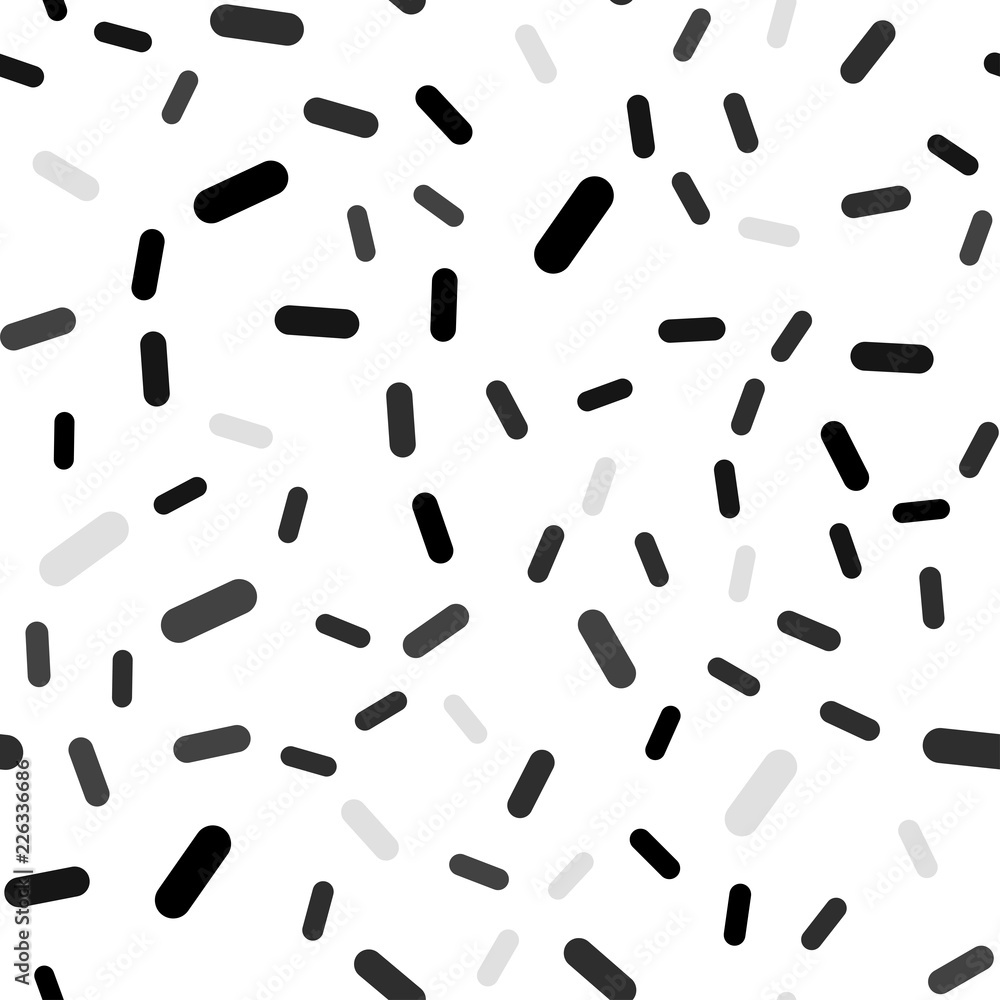 Poster dark gray vector seamless layout with flat lines.