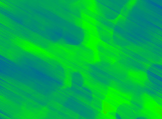 Green and blue abstract and blurred linear and spot background