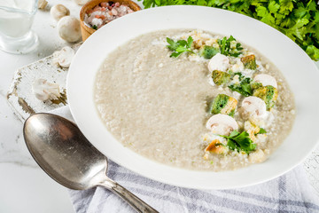 Mushroom cream soup