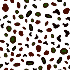 Dark Green, Red vector seamless background with bubbles.