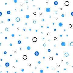Light BLUE vector seamless backdrop with dots.