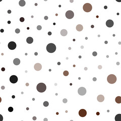 Dark Red vector seamless backdrop with dots.