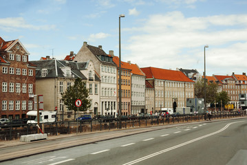 Obraz premium Denmark, Copenhagen, cityscape. Copenhagen is a place with stunning views, nature, landscaping everywhere.