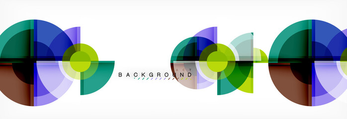 Obraz premium Circle abstract background