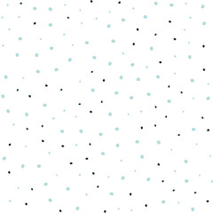 Light Blue, Green vector seamless backdrop with dots.