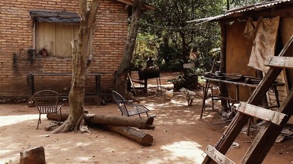 Rustic Ranch in the Countryside. Filmed in Paraguay.